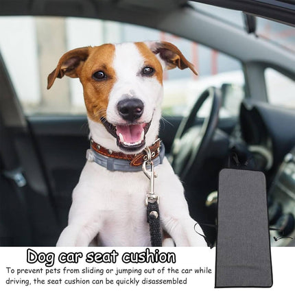 Dog Car Front Seat Cover Water-Resistant Oxford Cloth Pet Cushion Co-Pilot 109 x 49cm