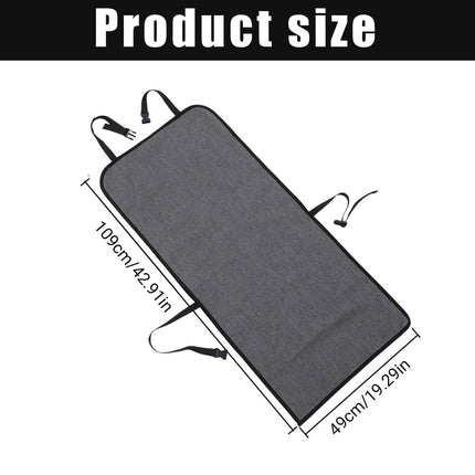 Dog Car Front Seat Cover Water-Resistant Oxford Cloth Pet Cushion Co-Pilot 109 x 49cm