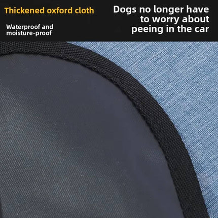 Dog Car Front Seat Cover Water-Resistant Oxford Cloth Pet Cushion Co-Pilot 109 x 49cm