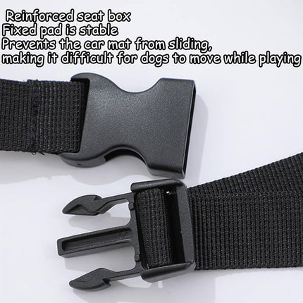 Dog Car Front Seat Cover Water-Resistant Oxford Cloth Pet Cushion Co-Pilot 109 x 49cm