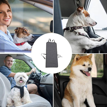 Dog Car Front Seat Cover Water-Resistant Oxford Cloth Pet Cushion Co-Pilot 109 x 49cm