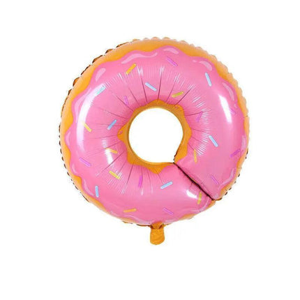 Donut Foil Balloon 75cm Pink Green Spinkles Party Food Helium Quality Decoration - Aimall