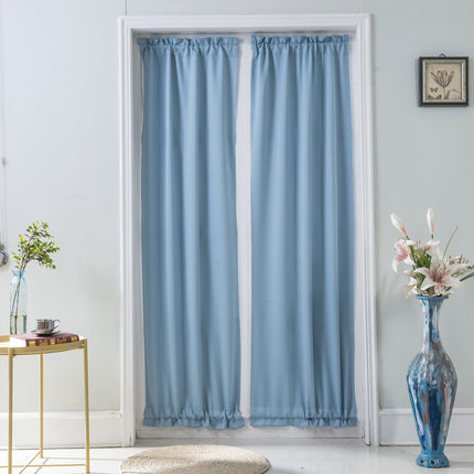 Door Window Curtain for Home Office Bathroom 3 Colours 25.2x72.05 Inches Durable