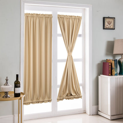 Door Window Curtain for Home Office Bathroom 3 Colours 25.2x72.05 Inches Durable
