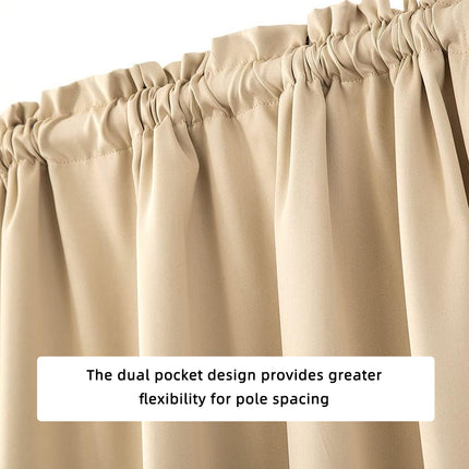 Door Window Curtain for Home Office Bathroom 3 Colours 25.2x72.05 Inches Durable