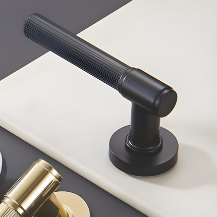 Interior Door Handle Embossed Pattern Anti Slip Room Bedroom Pull Light Luxury