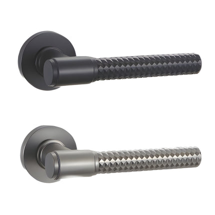 Light Luxury Minimalist Door Lock Knurled Room Door Handle Bedroom Door Lock