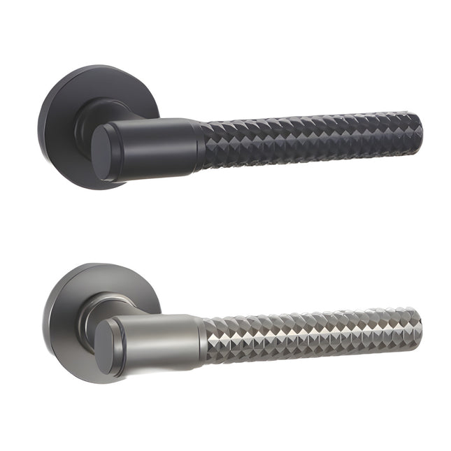 Light Luxury Minimalist Door Lock Knurled Room Door Handle Bedroom Door Lock