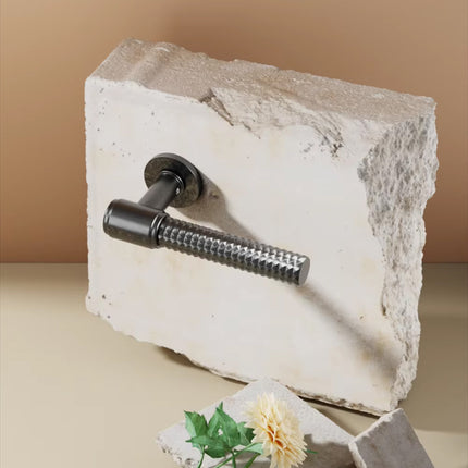 Light Luxury Minimalist Door Lock Knurled Room Door Handle Bedroom Door Lock