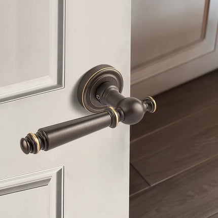 American Style Bedroom Door Handle Brass Interior Door Handle Modern Design