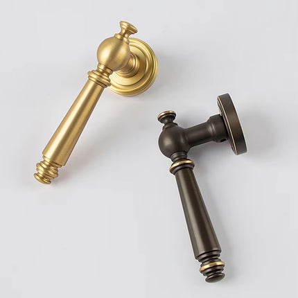 American Style Bedroom Door Handle Brass Interior Door Handle Modern Design