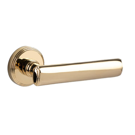 Brass Interior Door Handle Lock Set Bedroom Privacy Lock Modern Room Hardware