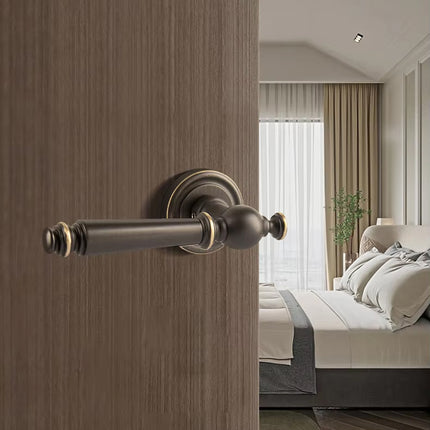 American Style Bedroom Door Handle Brass Interior Door Handle Modern Design