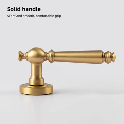 American Style Bedroom Door Handle Brass Interior Door Handle Modern Design