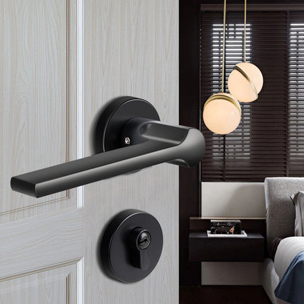 Interior Door Handle Lock Set Bedroom Privacy Door Lock Modern Handle