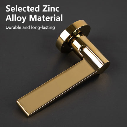 Interior Door Handle Lock Set Bedroom Privacy Door Lock Modern Handle