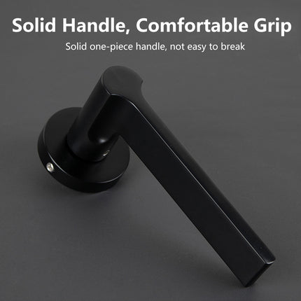 Interior Door Handle Lock Set Bedroom Privacy Door Lock Modern Handle