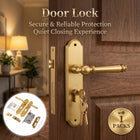 Matte Gold Lever Mortise Door Lock Handle Set