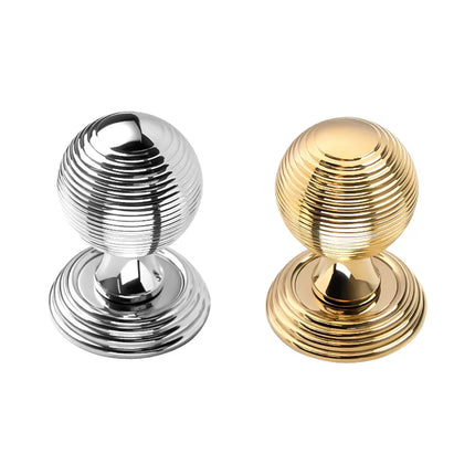 Luxury Round Door Handle Lock Set Gold Bedroom Interior Door Lock Privacy Knob