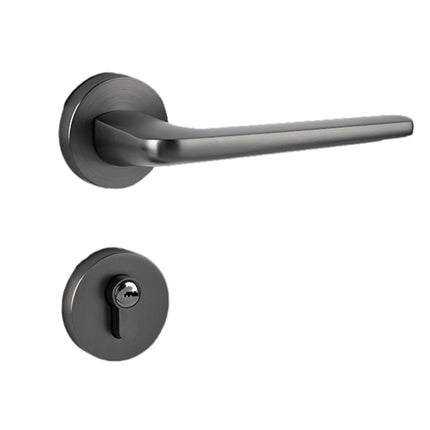 Zinc Alloy Door Lock Model Indoor Bedroom Handle Lock Black Privacy Room Lock