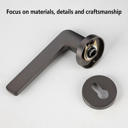 Zinc Alloy Door Lock Model Indoor Bedroom Handle Lock Black Privacy Room Lock