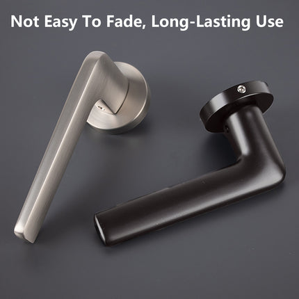 Zinc Alloy Door Lock Model Indoor Bedroom Handle Lock Black Privacy Room Lock