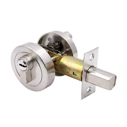 Door Double Sided Simple Lock High Strength Durable Brass Lock Core with Keys