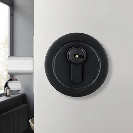 Door Double Sided Simple Lock High Strength Durable Brass Lock Core with Keys