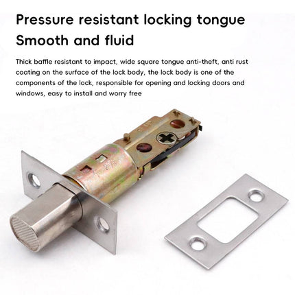Door Double Sided Simple Lock High Strength Durable Brass Lock Core with Keys