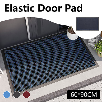 Elastic Door Pad Non Slip Dirt Resistant Entrance Mat for Home Entryway 60x90cm