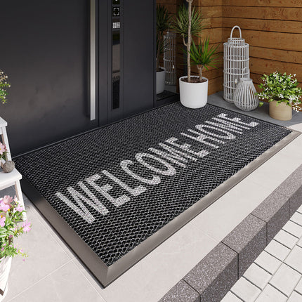 Elastic Door Pad Non Slip Dirt Resistant Entrance Mat for Home Entryway 60x90cm