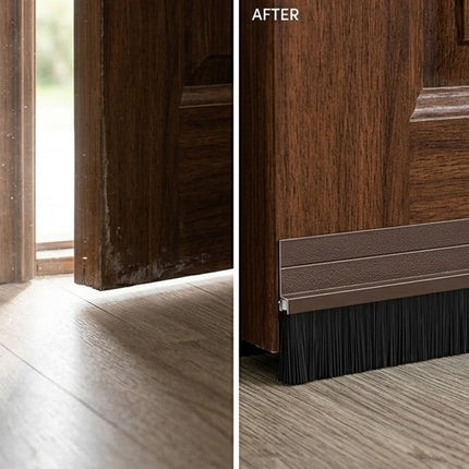 Aluminium Alloy Door Bottom Brush Seal 30mm