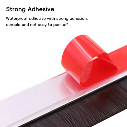 Aluminium Alloy Door Bottom Brush Seal 30mm