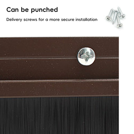 Aluminium Alloy Door Bottom Brush Seal 30mm