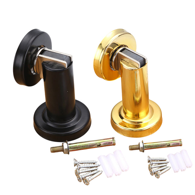 Door Stop Anti Collision Wall Door Retainer Suction Device for Home Office Use