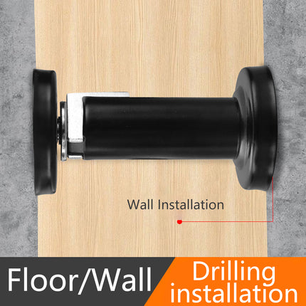Door Stop Anti Collision Wall Door Retainer Suction Device for Home Office Use