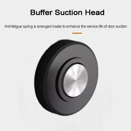 Door Stop Anti Collision Wall Door Retainer Suction Device for Home Office Use