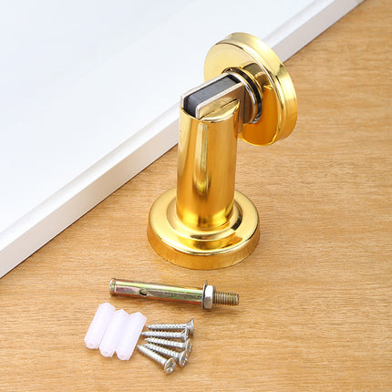Door Stop Anti Collision Wall Door Retainer Suction Device for Home Office Use
