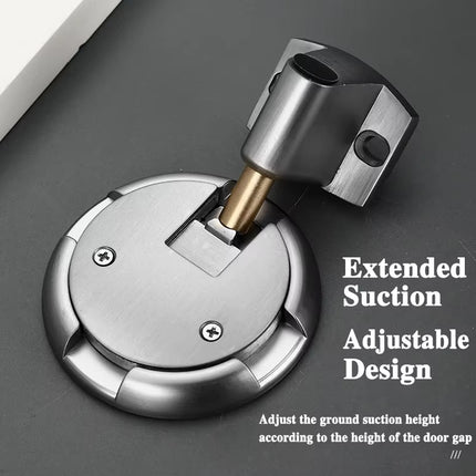 Floor Suction Door Stop Invisible Non Drilling Push Pull Holder for Bedroom