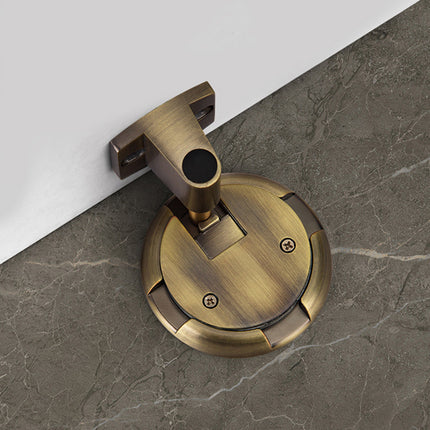 Floor Suction Door Stop Invisible Non Drilling Push Pull Holder for Bedroom