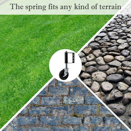 4 Inch Wheels Black Metal Pulleys Swivel Wheels Door Wheels Casters Heavy Duty