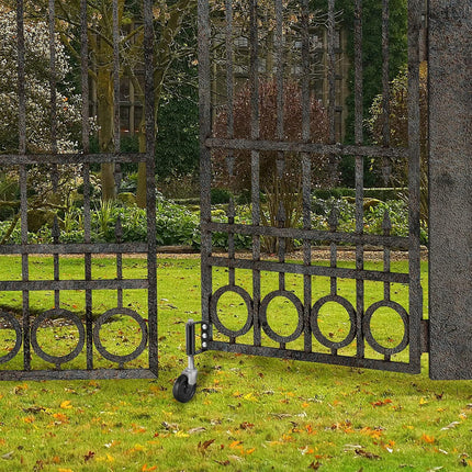 4 Inch Wheels Black Metal Pulleys Swivel Wheels Door Wheels Casters Heavy Duty