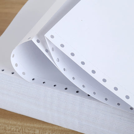 2PCS A4 Dot Matrix Printer Paper 210x297mm Total 2000 Sheets for Computer Office