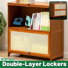 Dustproof With Doors Integrated Bookcase Book Cabinet Storage Cabinet Durable