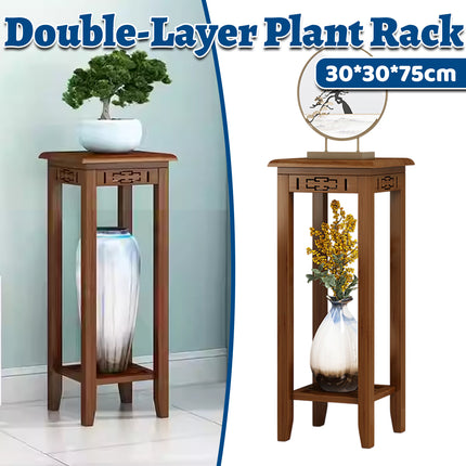 Living Room Balcony Floor Standing Plant Stand Sturdy Space Saving Stable