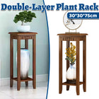 Living Room Balcony Floor Standing Plant Stand Sturdy Space Saving Stable