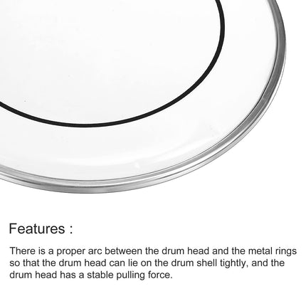 Double Layer Oil Skin Matte Drum Head for Drum Kit High Durability Anti-Wear