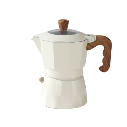 100ml 3.5pa Double Valve Moka Pot Stovetop Espresso Maker for Home Coffee Use