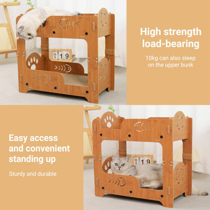 Large Double Layer Cat Scratcher Bed Durable Cat Claw Grinding Nest House Toy