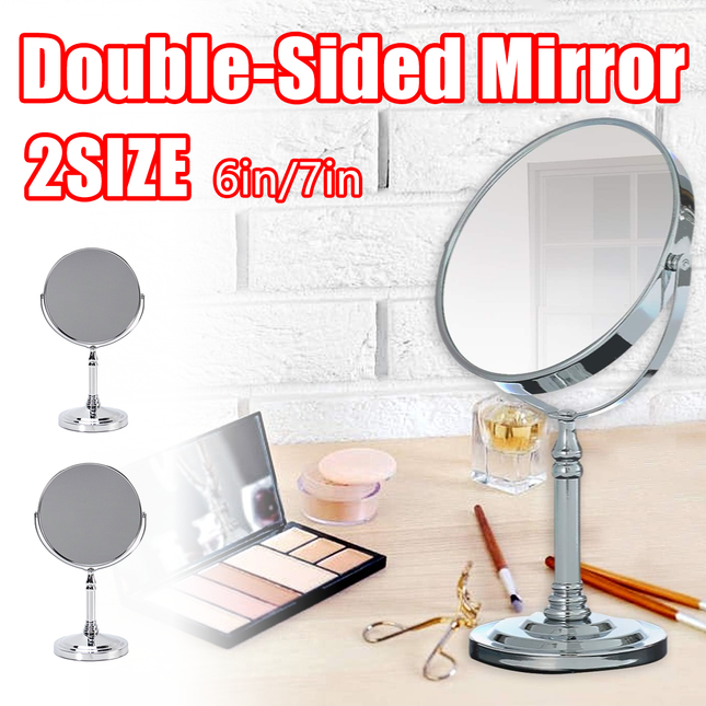 Makeup Mirror Double Sided Table Top Vanity Mirror Magnifying Cosmetic Mirror
